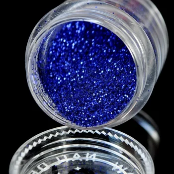 16 вариантов цвета Акриловая УФ-пудра с блестками для дизайна ногтей Пыль мелкие блестящие наконечники для украшения темно-синий N 42