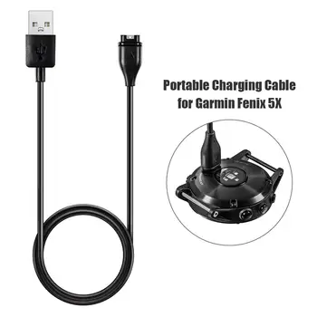 1m USB Charging Cable Charger for Garmin Fenix 6S 6 5 Plus 5X Vivoactive 3 смарт часы часы мужские наручные 1 meter/3.3ft