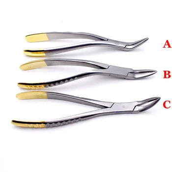 1ШТ Зубные щипцы для удаления остатков корня Apex clamp плоскогубцы для удаления стоматологических инструментов Модель A/B/C