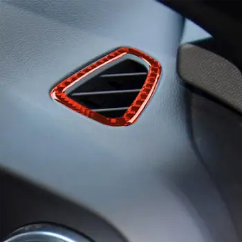 2 шт. Прочная Липкая наклейка на вентиляционную панель Экологичная приборная панель автомобиля Накладка на розетку кондиционера для Chevrolet Camaro 2017-2019