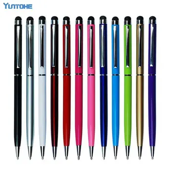 2000 шт./лот 2 В 1 Шариковый Стилус Сенсорная Ручка для iPad Itouch iPhone 13 12 11 Xs Max XR X Для Мобильного Телефона, Планшетного ПК Красочный Подарок