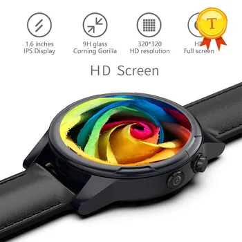 2019 высококачественные 4G LTE Android 7,1 WiFi GPS Sim-карта 4G мужские Смарт-часы с 1,6-дюймовым HD-экраном, Круглые телефонные Часы Для Мониторинга Сердечного Ритма