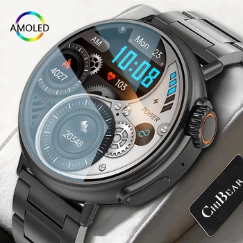 2023 Смарт-часы с Bluetooth-вызовом, мужские IP68, водонепроницаемый Голосовой ассистент, женский модный браслет, 1,6-дюймовый AMOLED-экран, мужские умные часы