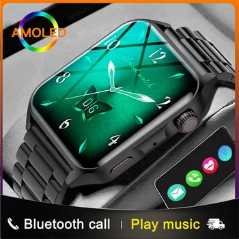 2023New Мужские Смарт-Часы с NFC, 1,78 Дюймовый AMOLED HD Экран, Всегда Отображающий Вызов Bluetooth, IP68, Водонепроницаемые Женские Спортивные Часы Для Xiaomi