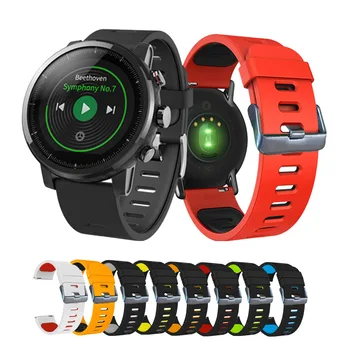 22 мм Силиконовый Ремешок Для Часов Ремешок На Запястье Для Huawei Watch GT 2/3 46 мм Спортивный Браслет Ремешок Для Часов GT2 Pro GT3 46 мм Smartwatch Correa