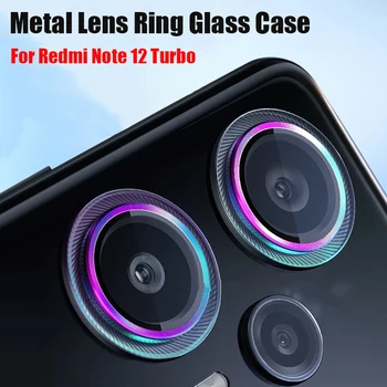 Camshield Объектив камеры металлическое кольцо из стекла Чехол для Xiaomi Redmi Note 12 Note12 Turbo Защита объектива из сплава Защитная крышка