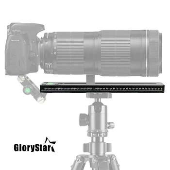 GloryStar NNR-200 Многофункциональная Длинная Зажимная Пластина 200 мм Узловая Направляющая Для Штатива Быстроразъемная Пластина Алюминиевая металлическая Камера