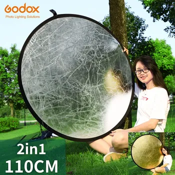 Godox 60x90cm 80cm 110cm 100x150cm 150x200cm 2 в 1 Складной Световой Круглый Фотографический Отражатель для Студийного Мультифотодиска