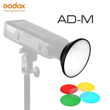 Godox AD-M Стандартная Отражающая Косметичка с 5 Цветными Фильтрами Мягкий Рассеиватель для Вспышек Фотоаппаратов Godox AD200 AD180 AD360 AD360II