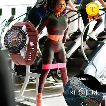 IP67 1,3-дюймовые спортивные смарт-часы для мужчин и женщин, Носимый браслет для бега, пульсометр, смарт-браслет для подключения музыки с Bluetooth-гарнитурой