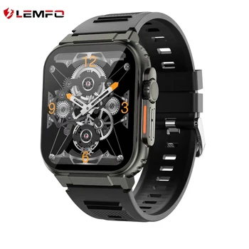 LEMFO Новые умные часы Ultra Series 8, умные часы с большой батареей 600 мАч, BT 5.0, 1,96-дюймовые умные часы с большим экраном для мужчин и женщин