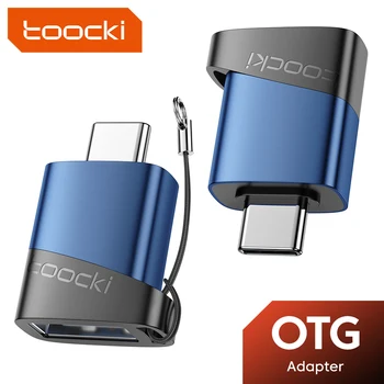 Toocki OTG USB 3,0 К адаптеру Type C Micro To Type C Мужской К USB 2,0 Женский Конвертер для Macbook Xiaomi Samsung OTG Разъем