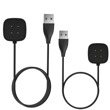 Адаптер док-зарядного устройства, USB-кабель для зарядки, Шнур питания для смарт-часов Fitbit Versa 4/3 Sense 2, Versa4, Versa3, Sense2, Аксессуары