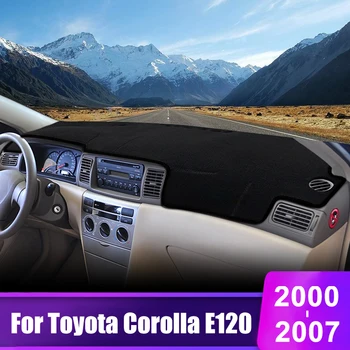 Для Toyota Corolla E120 E130 2000 2001 2002 2003 2004 2005 2006 2007 Коврик Для Приборной панели Автомобиля Солнцезащитный Козырек Накладка Аксессуары