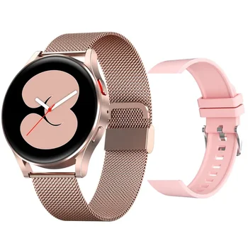 Женские смарт-часы, мужские Bluetooth-звонки, водонепроницаемые часы с сердечным ритмом, фитнес-браслет, спортивные круглые умные часы для Android IOS