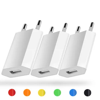 зарядное устройство для телефона Европейская вилка EU USB AC Зарядное устройство для путешествий Адаптер питания для Apple iPhone 6 6S 5 5S 4 4S Лидер продаж