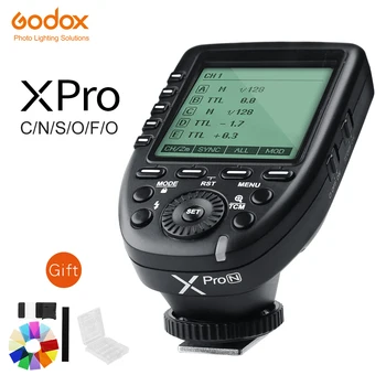 Передатчик Godox XPro-C Flash Trigger Xpro-N Xpro-S Xpro-F с ЖК-экраном 2.4G Wireless X System TTL HSS для Canon Nikon Sony