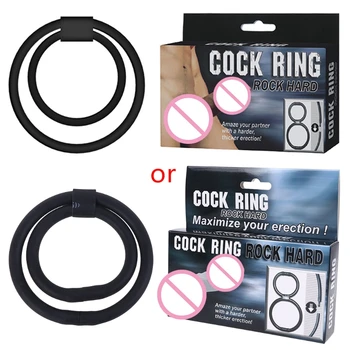 Силиконовое кольцо для пениса Для мужчин с задержкой эякуляции Cockring Секс-игрушки для увеличения пениса E1YC