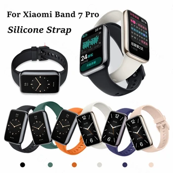 Силиконовый Ремешок для Xiaomi Mi Band 7 Pro Сменный Браслет Smartband miband7 pro Ремешок Для Часов Blet Correa не Оригинальный
