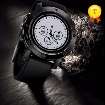 Смарт-часы поддерживают GPS мониторинг сердечного ритма смарт-браслет с большим экраном bluetooth Секундомер Времени Напоминание о сидячем образе жизни наручные часы